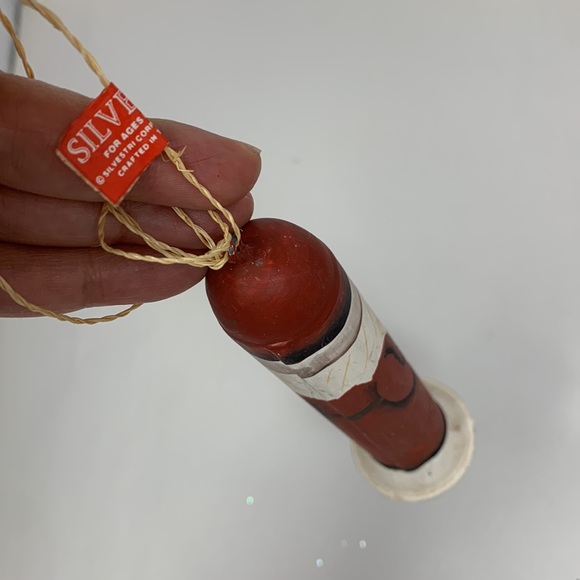 4 pc vintage Christmas holiday decorations, Santa, Mrs. Claus, and Candy Cane - Picture 9 of 17